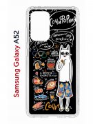 Чехол-накладка Samsung Galaxy A52 (598894) Kruche PRINT Кот Сочи