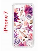 Чехол-накладка Apple iPhone 7 (580667) Kruche PRINT Ракушки
