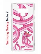 Чехол-накладка Samsung Galaxy Note 9 (591402) Kruche PRINT Розовая Пантера