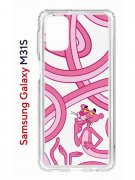 Чехол-накладка Samsung Galaxy M31S (591371) Kruche PRINT Розовая Пантера