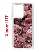 Чехол-накладка Xiaomi 11T (612848) Kruche PRINT цветы