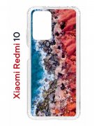 Чехол-накладка Xiaomi Redmi 10 (612846) Kruche PRINT Морской берег