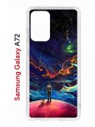 Чехол-накладка Samsung Galaxy A72 (598893) Kruche PRINT Маленький принц