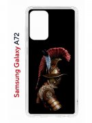 Чехол-накладка Samsung Galaxy A72 (598893) Kruche PRINT Гладиатор