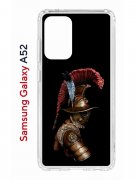 Чехол-накладка Samsung Galaxy A52 (598894) Kruche PRINT Гладиатор