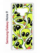 Чехол-накладка Samsung Galaxy Note 9 (591402) Kruche PRINT Инопланетянин