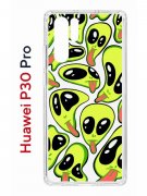 Чехол-накладка Huawei P30 Pro (580674) Kruche PRINT Инопланетянин