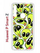Чехол-накладка Huawei P Smart Z (588928) Kruche PRINT Инопланетянин