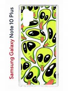 Чехол-накладка Samsung Galaxy Note 10+ (580678) Kruche PRINT Инопланетянин