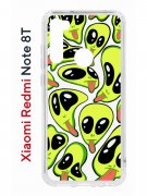 Чехол-накладка Xiaomi Redmi Note 8T (583857) Kruche PRINT Инопланетянин