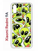 Чехол-накладка Xiaomi Redmi 9A (588935) Kruche PRINT Инопланетянин
