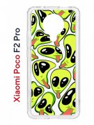 Чехол-накладка Xiaomi Poco F2 Pro (593962) Kruche PRINT Инопланетянин