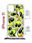 Чехол-накладка Apple iPhone 11 (598920) Kruche PRINT Инопланетянин