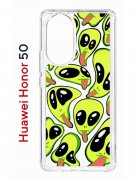 Чехол-накладка Huawei Nova 9 (610635) Kruche PRINT Инопланетянин