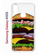 Чехол-накладка Samsung Galaxy A10S (596525) Kruche PRINT Бургер