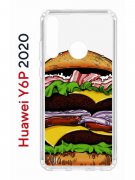 Чехол-накладка Huawei Y6p 2020 (588946) Kruche PRINT Бургер