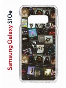 Чехол-накладка Samsung Galaxy S10e Kruche Print Плейлисты