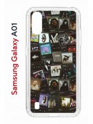 Чехол-накладка Samsung Galaxy A01/A015 (583858) Kruche PRINT Плейлисты
