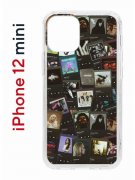Чехол-накладка iPhone 12 mini Kruche Print Плейлисты