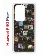 Чехол-накладка Huawei P40 Pro+ (588939) Kruche PRINT Плейлисты