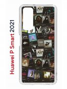 Чехол-накладка Huawei P Smart 2021 Kruche Print Плейлисты