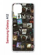 Чехол-накладка Samsung Galaxy A12 (594609) Kruche PRINT Плейлисты