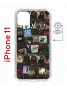 Чехол-накладка Apple iPhone 11 (598890) Kruche PRINT Плейлисты