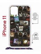Чехол-накладка Apple iPhone 11 (598920) Kruche PRINT Плейлисты