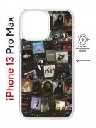 Чехол-накладка Apple iPhone 13 Pro Max (610637) Kruche PRINT Плейлисты