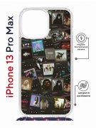 Чехол-накладка Apple iPhone 13 Pro Max (610628) Kruche PRINT Плейлисты
