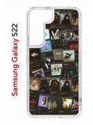 Чехол-накладка Samsung Galaxy S22 (610633) Kruche PRINT Плейлисты