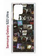 Чехол-накладка Samsung Galaxy S22 Ultra (610632) Kruche PRINT Плейлисты