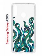 Чехол-накладка Samsung Galaxy A20S (588937) Kruche PRINT Щупальца