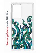 Чехол-накладка Samsung Galaxy Note 20 Ultra Kruche Print Щупальца
