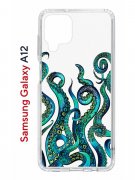 Чехол-накладка Samsung Galaxy A12 (594609) Kruche PRINT Щупальца