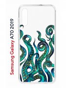 Чехол-накладка Samsung Galaxy A70 2019 (576908) Kruche PRINT Щупальца