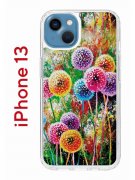 Чехол-накладка iPhone 13 Kruche Print Одуванчики