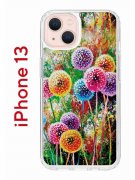 Чехол-накладка iPhone 13 Kruche Print Одуванчики