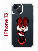 Чехол-накладка iPhone 13 Kruche Print Минни