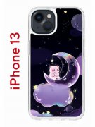 Чехол-накладка iPhone 13 Kruche Print Сон медвежонка