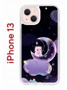 Чехол-накладка iPhone 13 Kruche Print Сон медвежонка