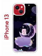 Чехол-накладка iPhone 13 Kruche Print Сон медвежонка