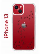 Чехол-накладка iPhone 13 Kruche Print Муравьи