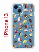Чехол-накладка iPhone 13 Kruche Print Cake