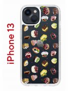 Чехол-накладка iPhone 13 Kruche Print Cake