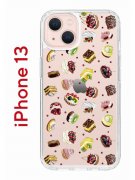 Чехол-накладка iPhone 13 Kruche Print Cake