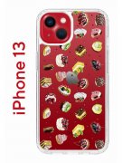 Чехол-накладка iPhone 13 Kruche Print Cake