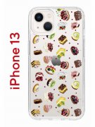 Чехол-накладка iPhone 13 Kruche Print Cake