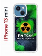 Чехол-накладка iPhone 13 mini Kruche Print Toxic