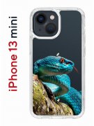 Чехол-накладка iPhone 13 mini Kruche Print Змея